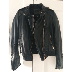Zara leather jacket
